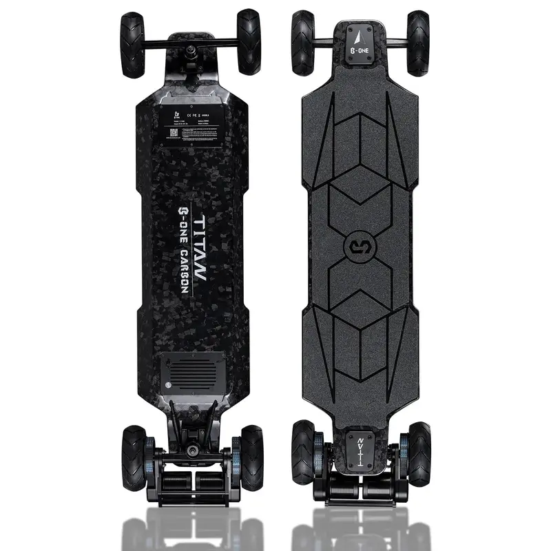 B-One Titan X Carbon Electric Skateboard-Eu Warehouse 1