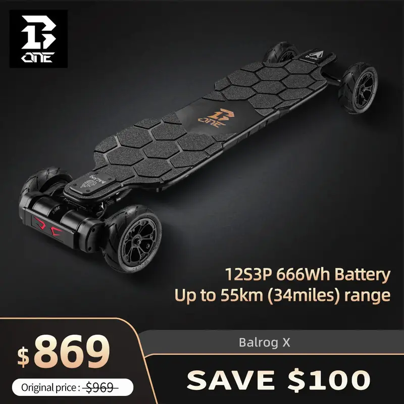 Balrog X Electric Skateboard (Us Warehouse) 1