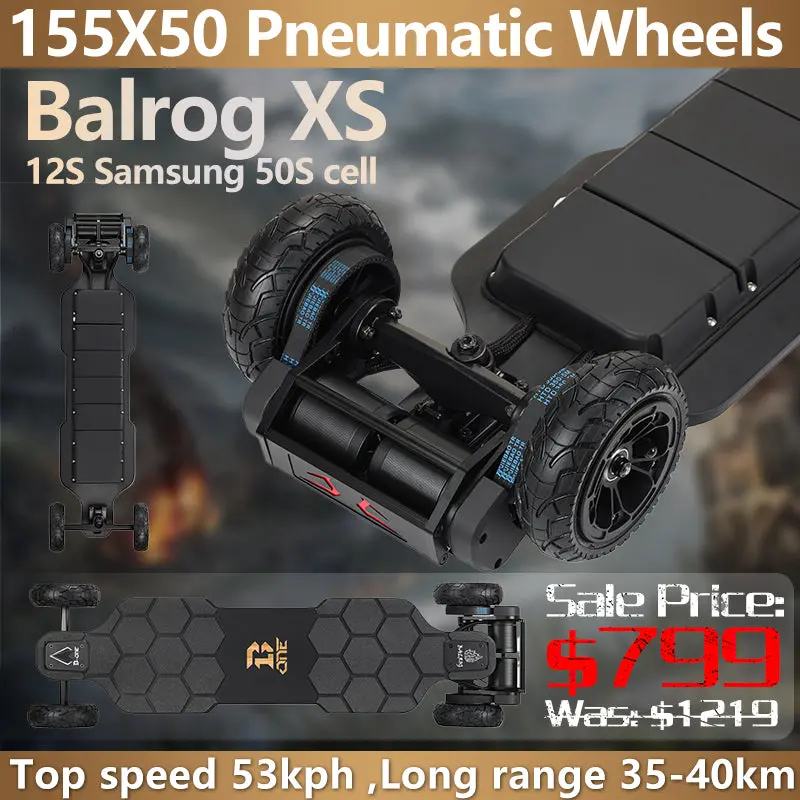 Balrog Xs Electric Skateboard (Up To 55Km Range) 1