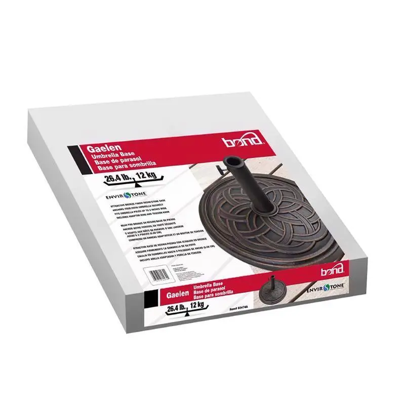 Bond Bronze Ribbon Envirostone Umbrella Base - Open Box 1