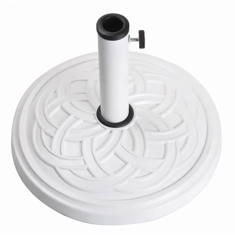 Bond White Ribbon Envirostone Umbrella Base - Open Box 1
