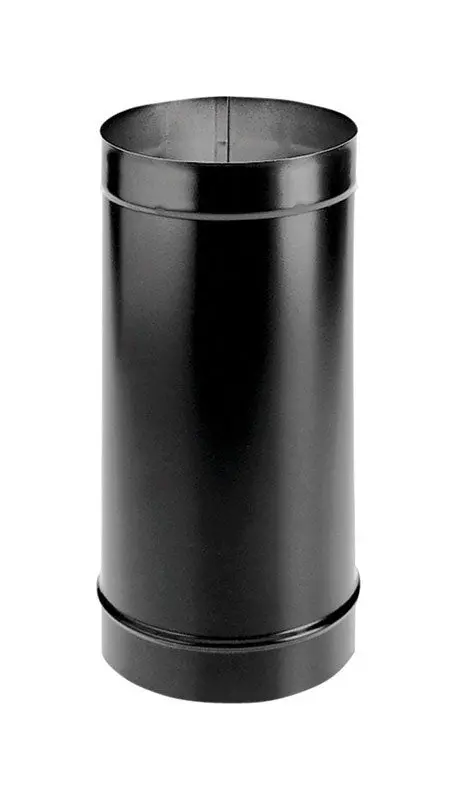Duravent 6 In. D X 12 In. L Galvanized Steel Double Wall Stove Pipe - Open Box 1