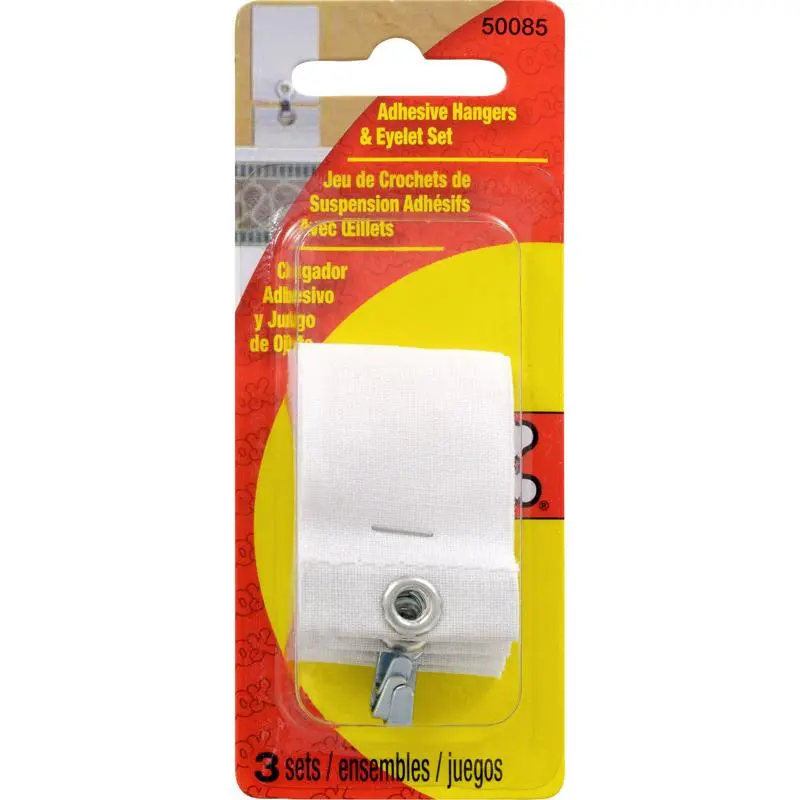 Hillman Ook White Hanger Adhesive Hangers 3 Lb. 3 Pk - Deal Of The Week 1