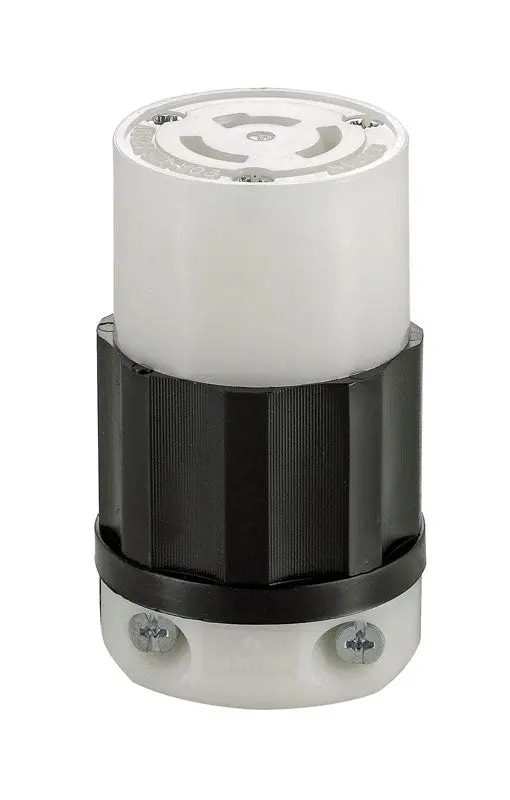 Leviton Industrial Nylon Non-Grounding Locking Connector Non-Nema 14-10 Awg 3 Pole 3 Wire - Deal Of The Week 1