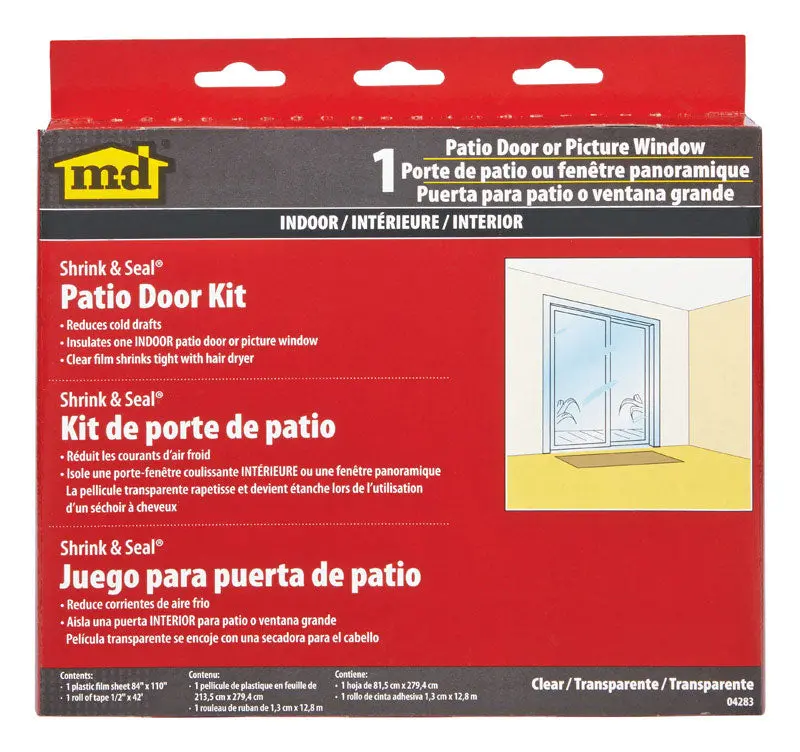 M-D Building Products Clear Indoor Insulation Kit 88 In. W X 110 In. L - Open Box 1