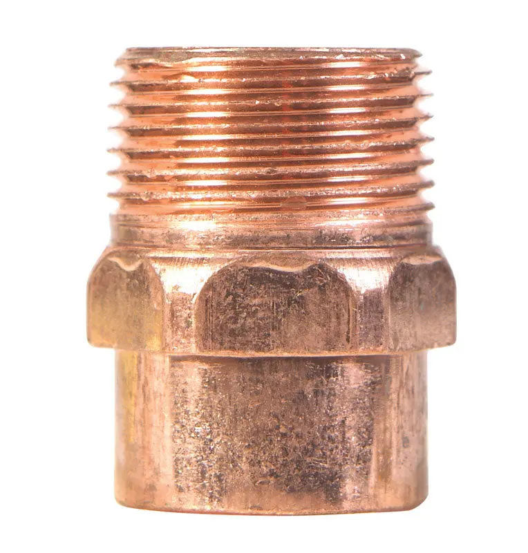 Mueller Streamline 1 In. Copper  X 1 In. Dia. Mip Copper Pipe Adapter - Deal Of The Week 1