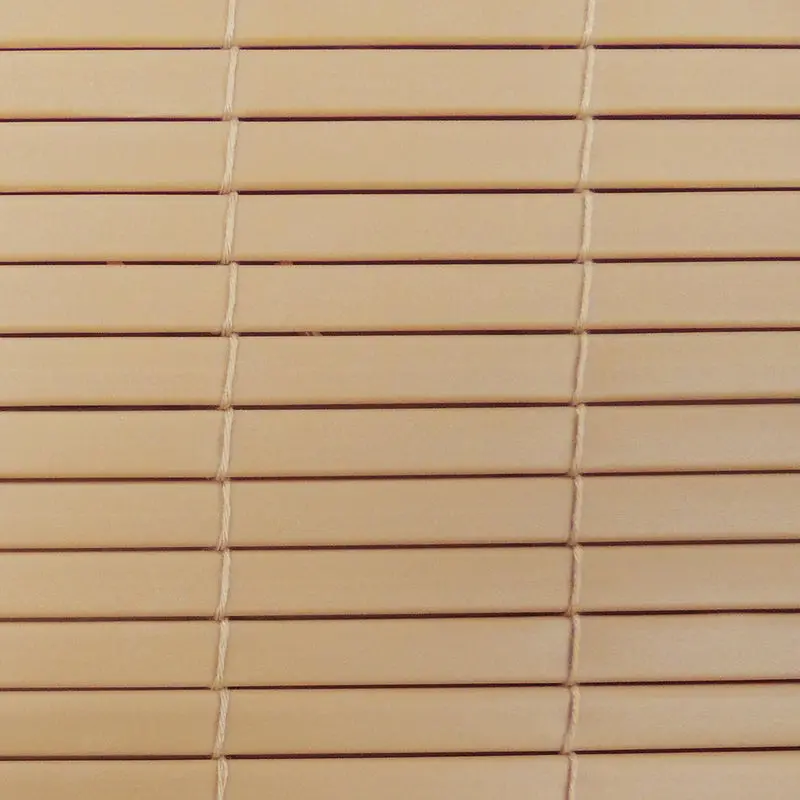 Radiance Vinyl Rollup Shade 36 In. W X 72 In. H Bamboo Cordless - Deal Of The Week 1