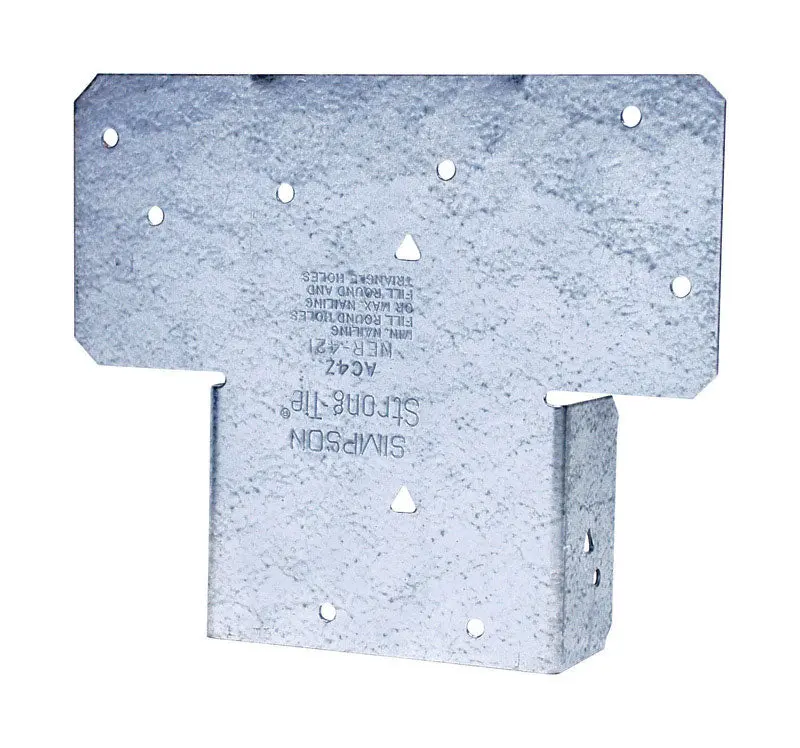 Simpson Strong-Tie Zmax 6.5 In. H X 5.5 In. W 18 Ga. Steel End Post Cap - Deal Of The Week 1