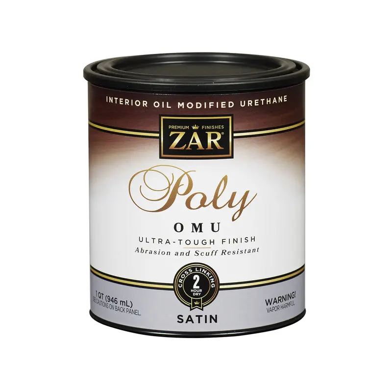 Zar Ultra Max Satin Clear Polyurethane 1 Qt. - Deal Of The Week 1