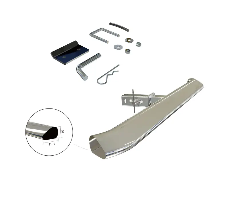Black Horse Off-Road Raz48S Stainless Steel Roof Rack Crossbar 1