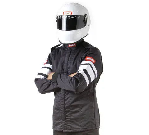 Racequip 121002 Multi-Layer Fire-Resistant Racing Jacket – Black Sfi-Certified 1